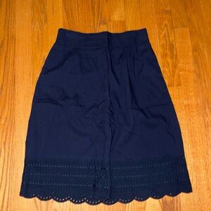 Navy blue skirt